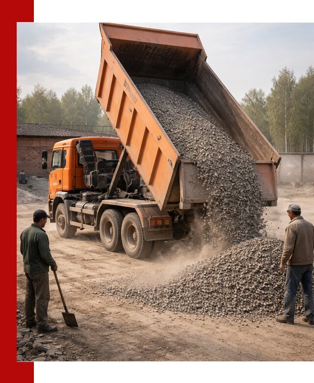 Доставка самосвалом 20 м3 в Дальнереченске быстро и надежно