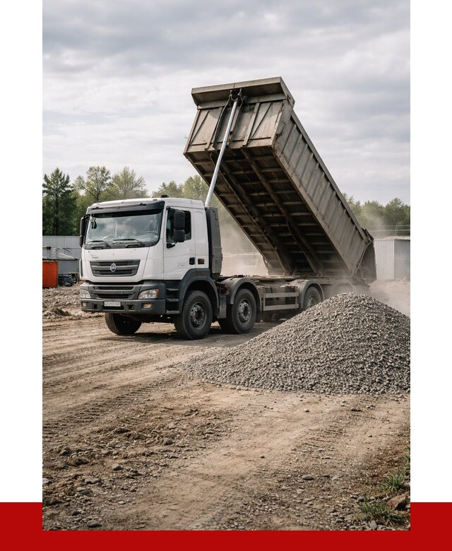 Доставка самосвалом 40 кубов в Дальнереченске от 9171 р. | ПРОНЕРУДДлн