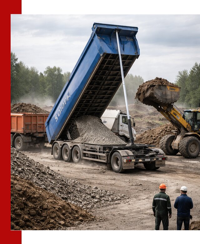 Аренда тонар 40 тонн в Дальнереченске с доставкой материалов