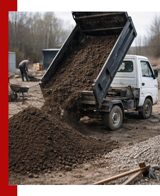 Аренда минисамосвала в Дальнереченске для доставки сыпучих материалов