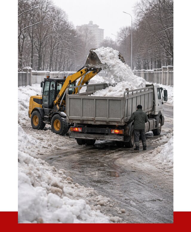 Вывоз снега с погрузкой в Дальнереченске от 3567 р. ПРОНЕРУДДлн