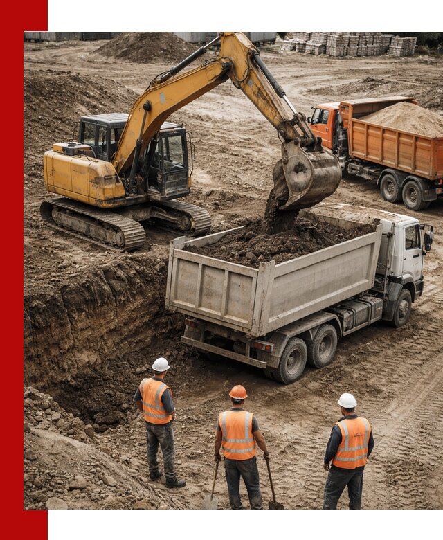 Разработка грунта для строительства и благоустройства в Дальнереченске