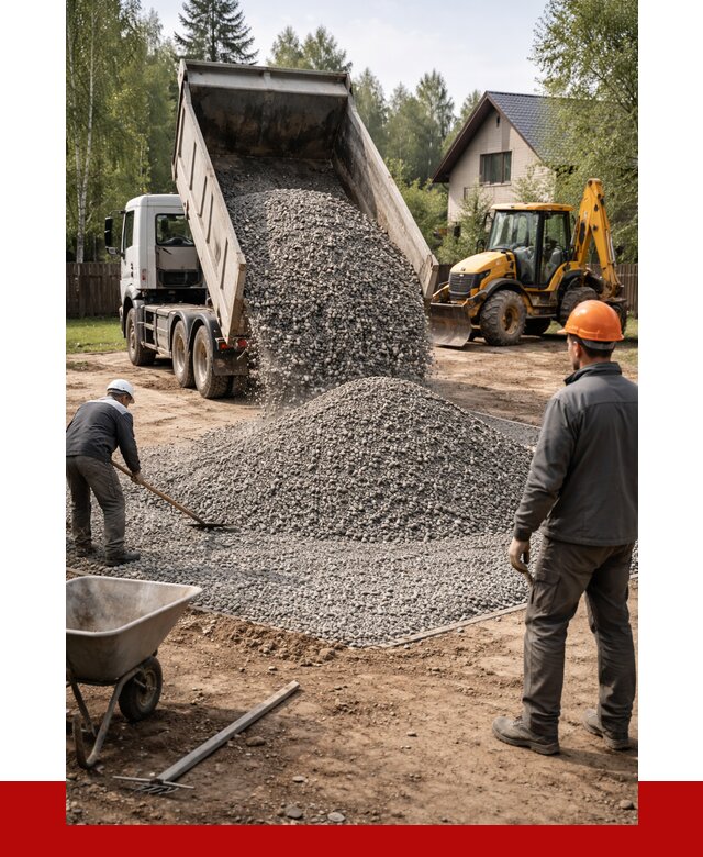 Отсыпка участка щебнем в Дальнереченске от 6624 р. ПРОНЕРУДДлн