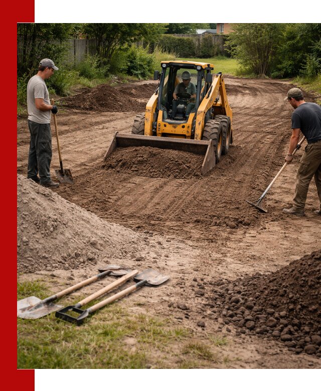 Планировка участка грунтом с вывозом и доставкой в Дальнереченске