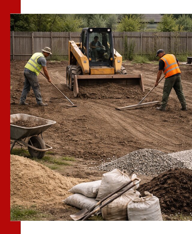 Выравнивание участка под строительство и благоустройство в Дальнереченске