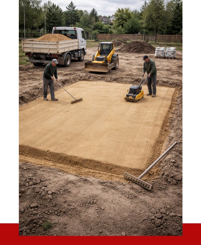 Устройство песчаной подушки в Дальнереченске от 4586 р. ПРОНЕРУДДлн